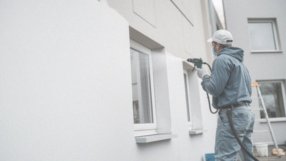 Jakie są zalety malowania elewacji za pomocą pistoletu?