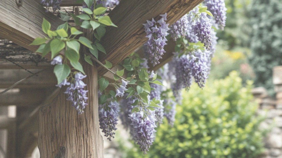 Dlaczego wisteria potrzebuje mocnych podpór?